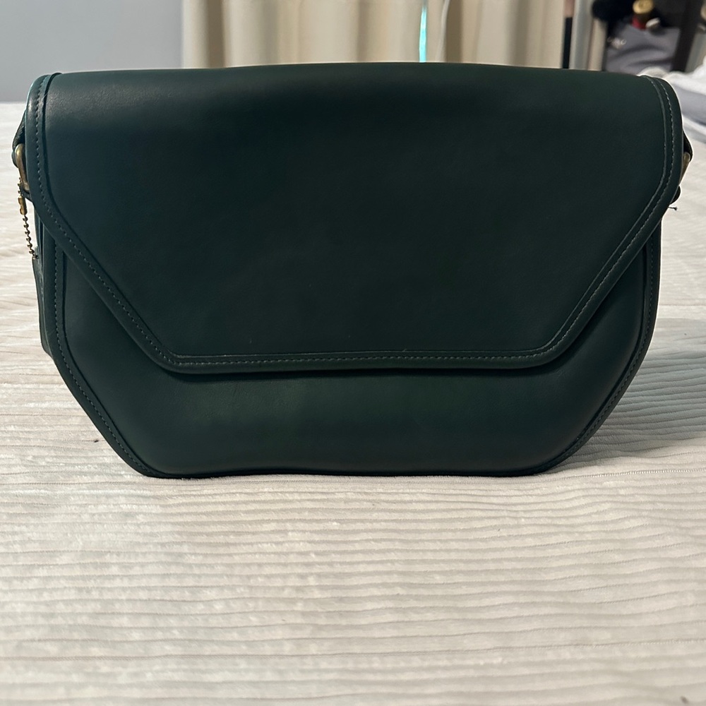 Coach Vista #9947 Green Crossbody